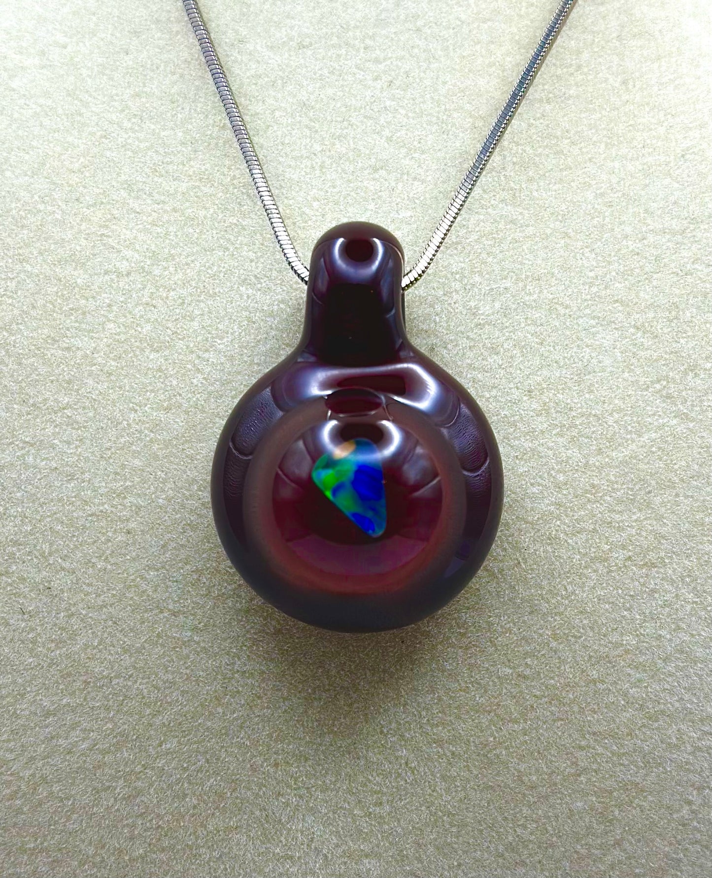 Dragons Blood Opal Pendant