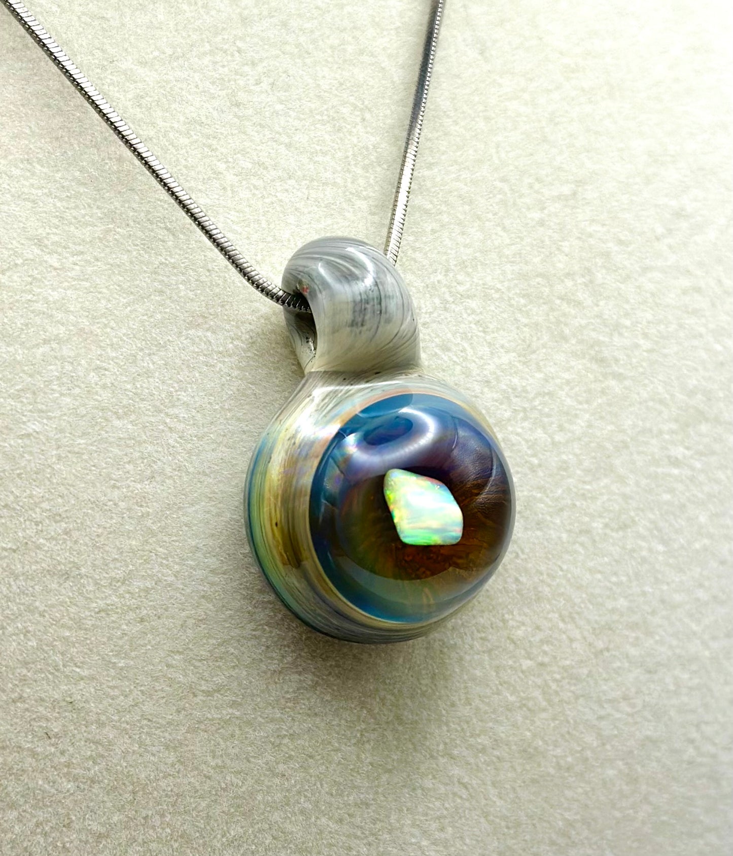 Amazon Night Opal Pendant