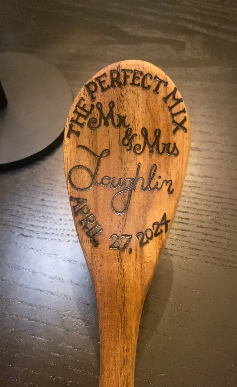 Custom Wood Burned Spoon